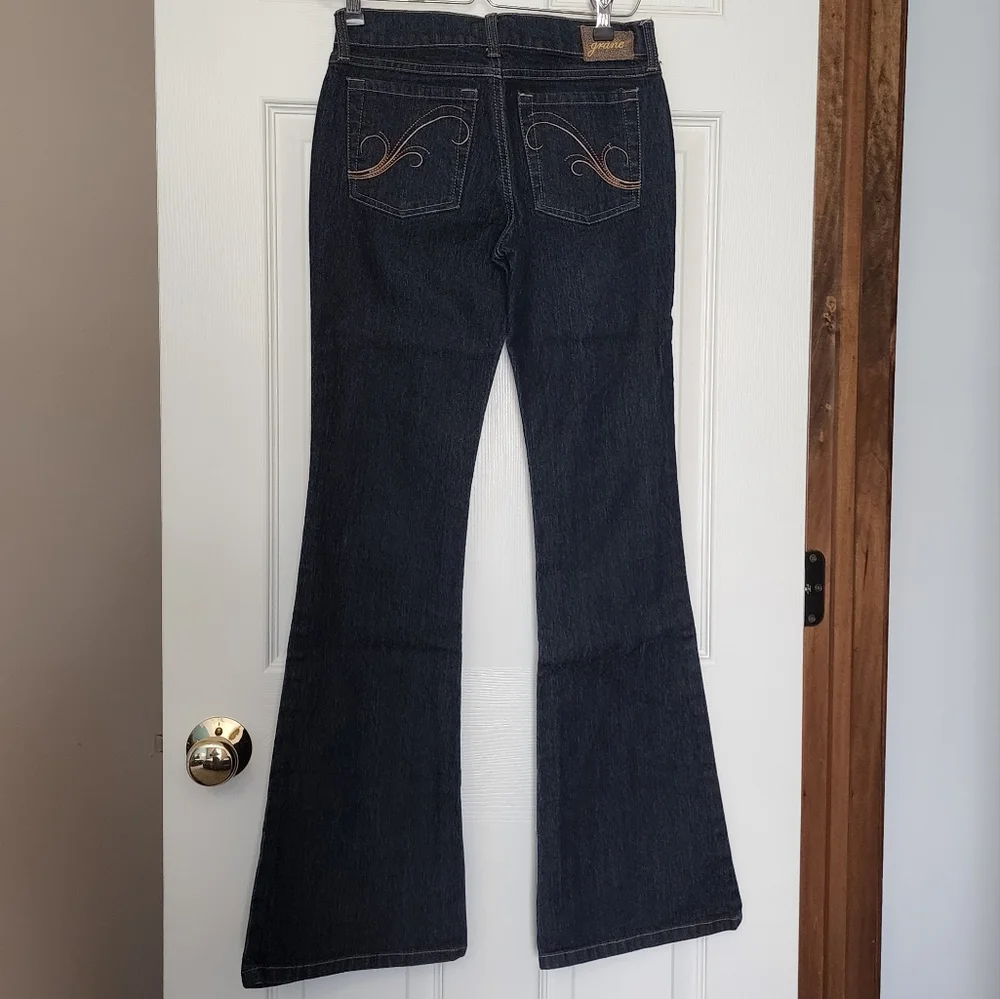 Grane Women's Dark Blue Jeans - Picture 2 of 8